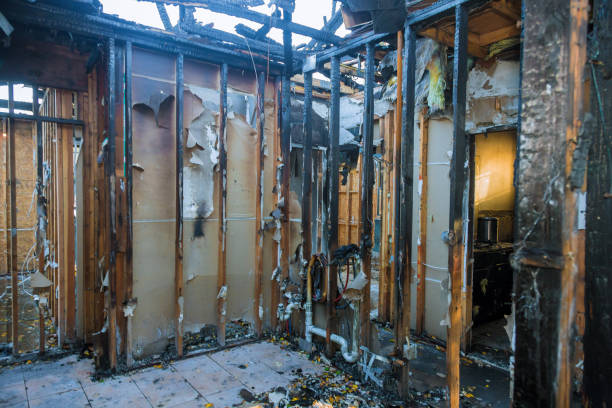 Professional Fire Damage Removal technician working in Oxford, PA